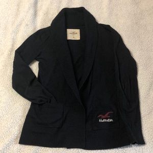 Navy Hollister Cardigan